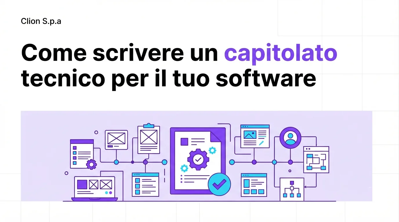 Come scrivere un capitolato tecnico per il tuo software