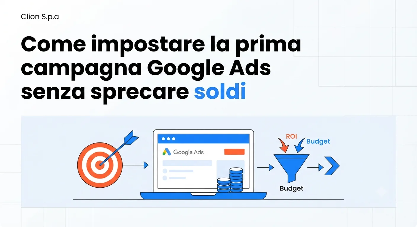 Come impostare la prima campagna Google Ads senza sprecare soldi