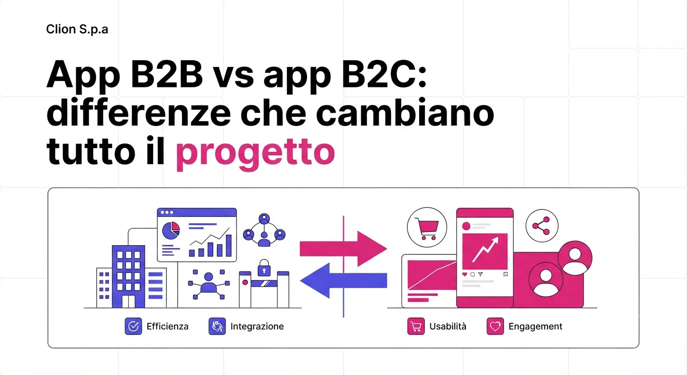 App B2B vs app B2C: differenze che cambiano tutto il progetto