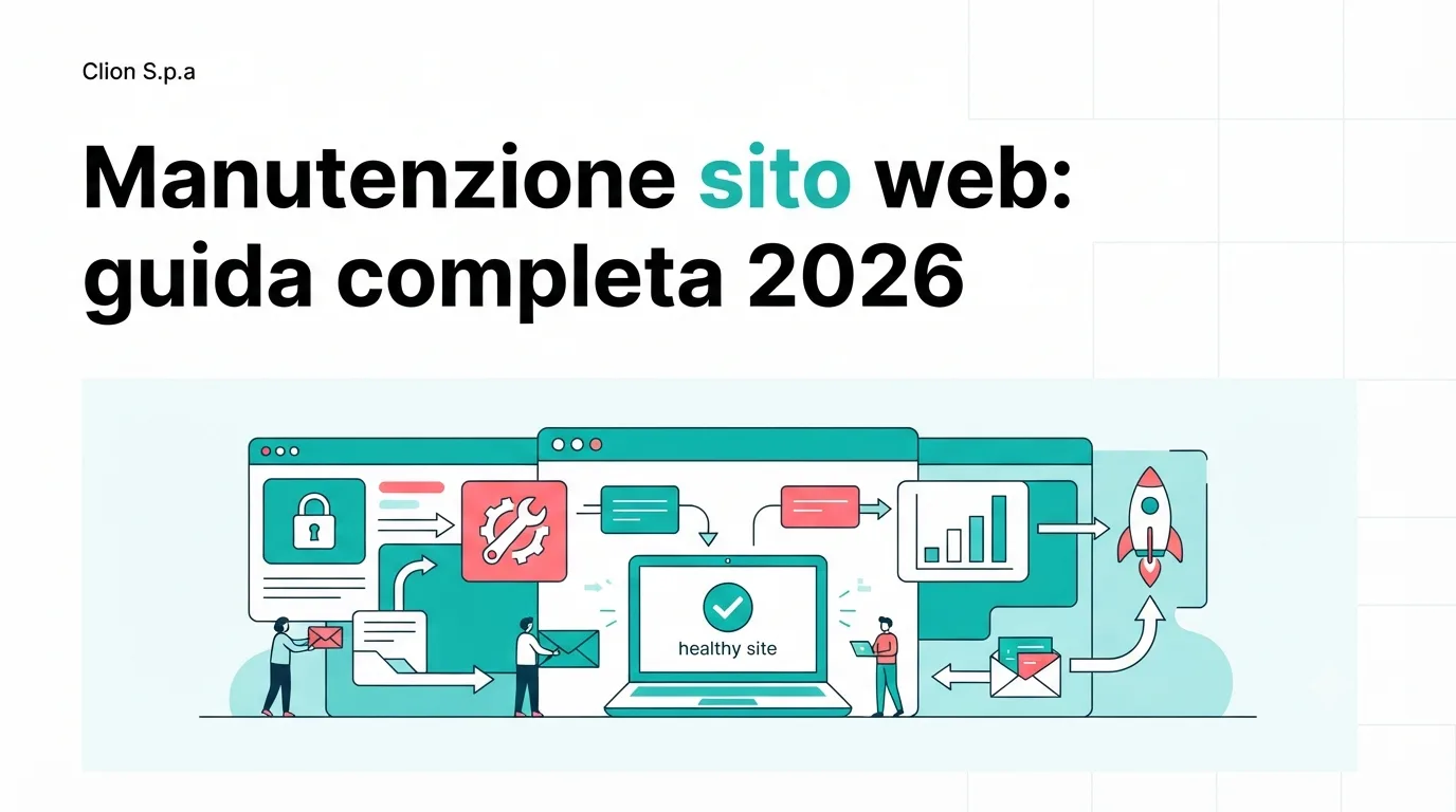 Manutenzione sito web: guida completa 2026