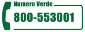 Numero Verde: 800553001